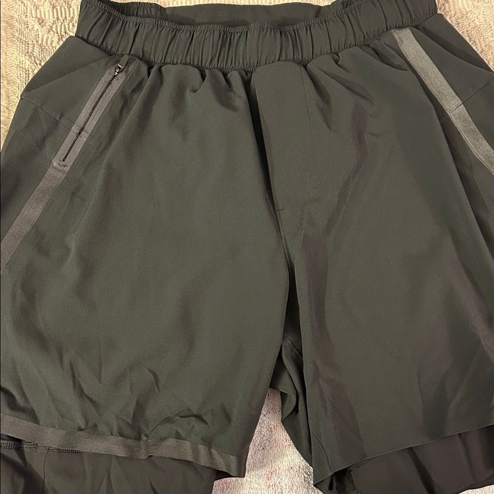 lululemon athletica Men's Dark Gray Athletic Shorts